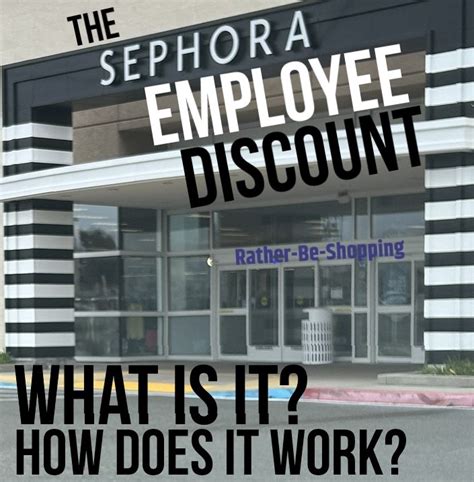 sephora employee discount